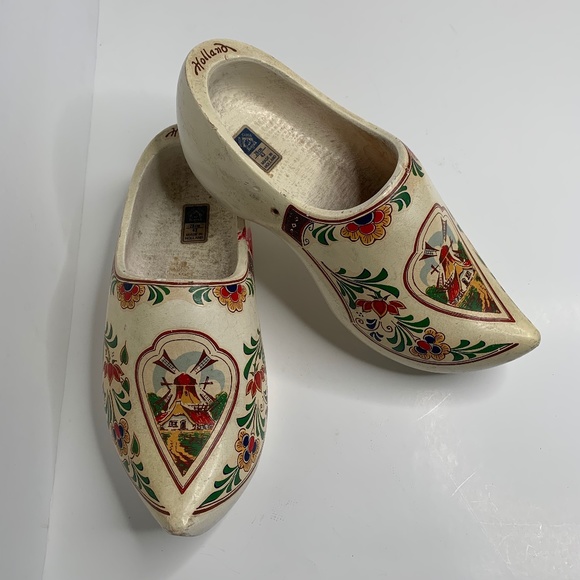 Shoes - Jundra | Wooden Dutch Clogs with design size 43
